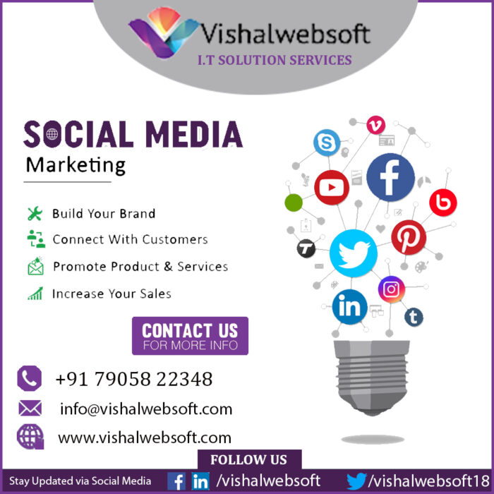 social media services banner vishalwebsoft